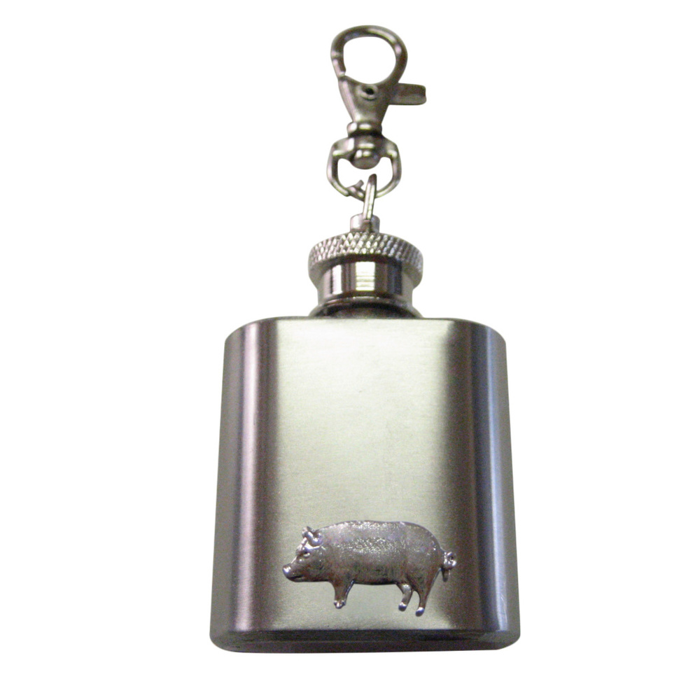 Pig Keychain Flask - image 1